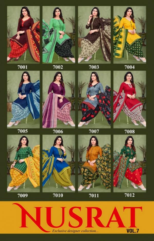 Vandana Nusrat 7 Cotton Ready Made Printed Dress Collection